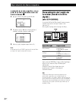 Предварительный просмотр 20 страницы Sony CDP CX555ES (Spanish) Manual De Instructiones