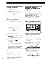 Предварительный просмотр 22 страницы Sony CDP CX555ES (Spanish) Manual De Instructiones