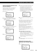 Предварительный просмотр 25 страницы Sony CDP CX555ES (Spanish) Manual De Instructiones