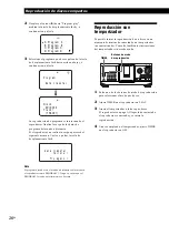 Предварительный просмотр 26 страницы Sony CDP CX555ES (Spanish) Manual De Instructiones