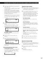 Предварительный просмотр 31 страницы Sony CDP CX555ES (Spanish) Manual De Instructiones