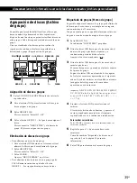 Предварительный просмотр 35 страницы Sony CDP CX555ES (Spanish) Manual De Instructiones