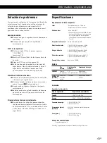 Предварительный просмотр 41 страницы Sony CDP CX555ES (Spanish) Manual De Instructiones