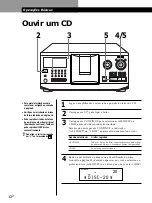 Предварительный просмотр 54 страницы Sony CDP CX555ES (Spanish) Manual De Instructiones