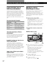 Предварительный просмотр 72 страницы Sony CDP CX555ES (Spanish) Manual De Instructiones