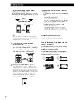 Предварительный просмотр 6 страницы Sony CDP-CX88ES - Es 200 Disc Cd Changer Opearting Instructions