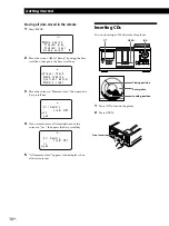 Предварительный просмотр 10 страницы Sony CDP-CX88ES - Es 200 Disc Cd Changer Opearting Instructions