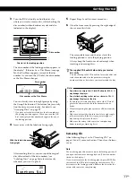 Предварительный просмотр 11 страницы Sony CDP-CX88ES - Es 200 Disc Cd Changer Opearting Instructions