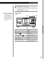 Предварительный просмотр 13 страницы Sony CDP-CX88ES - Es 200 Disc Cd Changer Opearting Instructions