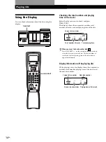 Предварительный просмотр 14 страницы Sony CDP-CX88ES - Es 200 Disc Cd Changer Opearting Instructions