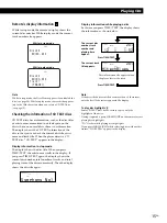 Предварительный просмотр 15 страницы Sony CDP-CX88ES - Es 200 Disc Cd Changer Opearting Instructions