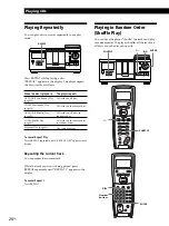 Предварительный просмотр 20 страницы Sony CDP-CX88ES - Es 200 Disc Cd Changer Opearting Instructions