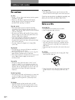 Предварительный просмотр 32 страницы Sony CDP-CX88ES - Es 200 Disc Cd Changer Opearting Instructions