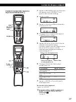 Предварительный просмотр 57 страницы Sony CDP-CX88ES - Es 200 Disc Cd Changer Opearting Instructions