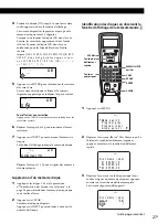 Предварительный просмотр 61 страницы Sony CDP-CX88ES - Es 200 Disc Cd Changer Opearting Instructions