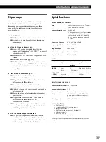 Предварительный просмотр 67 страницы Sony CDP-CX88ES - Es 200 Disc Cd Changer Opearting Instructions