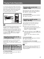 Предварительный просмотр 29 страницы Sony CDP-D12 Operating Instructions Manual