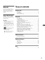 Preview for 3 page of Sony CDP-D500 Operating Instructions Manual