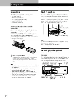 Preview for 4 page of Sony CDP-D500 Operating Instructions Manual