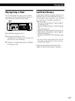 Preview for 17 page of Sony CDP-D500 Operating Instructions Manual