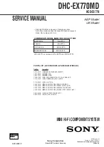Sony CDP-EX770 Service Manual preview