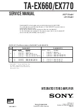 Preview for 2 page of Sony CDP-EX770 Service Manual