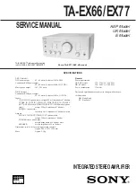 Preview for 3 page of Sony CDP-EX770 Service Manual