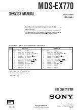 Предварительный просмотр 81 страницы Sony CDP-EX770 Service Manual