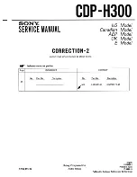 Preview for 16 page of Sony CDP-H300 Service Manual