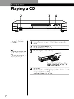 Предварительный просмотр 6 страницы Sony CDP-LSA1 Operating Instructions Manual