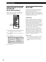 Предварительный просмотр 16 страницы Sony CDP-LSA1 Operating Instructions Manual