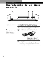 Предварительный просмотр 66 страницы Sony CDP-LSA1 Operating Instructions Manual