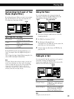 Preview for 19 page of Sony CDP-M333ES - Es 400 Disc Cd Changer Operating Instructions Manual