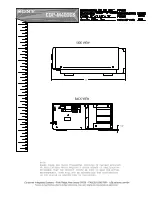 Предварительный просмотр 1 страницы Sony CDP-M400CS - 400 Disc Megastorage® Cd Changer Dimensions