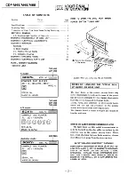 Preview for 2 page of Sony CDP-M48 Service Manual