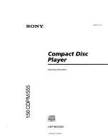 Sony CDP-M555ES - Es 400 Disc Cd Changer Operating Instructions Manual предпросмотр