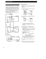 Предварительный просмотр 6 страницы Sony CDP-M555ES - Es 400 Disc Cd Changer Operating Instructions Manual