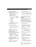 Предварительный просмотр 15 страницы Sony CDP-M555ES - Es 400 Disc Cd Changer Operating Instructions Manual