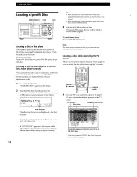 Предварительный просмотр 16 страницы Sony CDP-M555ES - Es 400 Disc Cd Changer Operating Instructions Manual