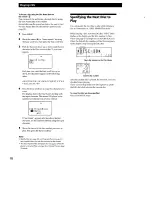 Предварительный просмотр 18 страницы Sony CDP-M555ES - Es 400 Disc Cd Changer Operating Instructions Manual