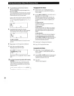 Предварительный просмотр 28 страницы Sony CDP-M555ES - Es 400 Disc Cd Changer Operating Instructions Manual