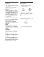 Предварительный просмотр 44 страницы Sony CDP-M555ES - Es 400 Disc Cd Changer Operating Instructions Manual