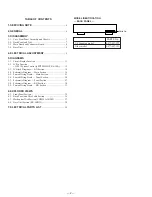 Предварительный просмотр 2 страницы Sony CDP-M7 Service Manual