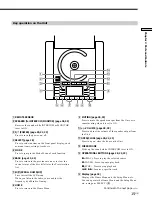 Preview for 15 page of Sony CDP-NW10 - Compact Disc Player User Manual