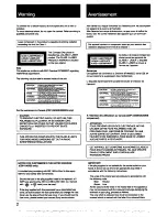 Preview for 2 page of Sony CDP-X202ES Operating Instructions Manual