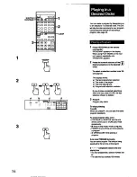 Preview for 34 page of Sony CDP-X202ES Operating Instructions Manual