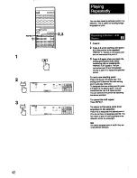 Preview for 42 page of Sony CDP-X202ES Operating Instructions Manual