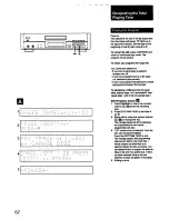 Preview for 62 page of Sony CDP-X202ES Operating Instructions Manual