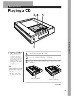 Предварительный просмотр 7 страницы Sony CDP-X5000 Operating Instructions Manual