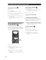 Предварительный просмотр 20 страницы Sony CDP-X5000 Operating Instructions Manual